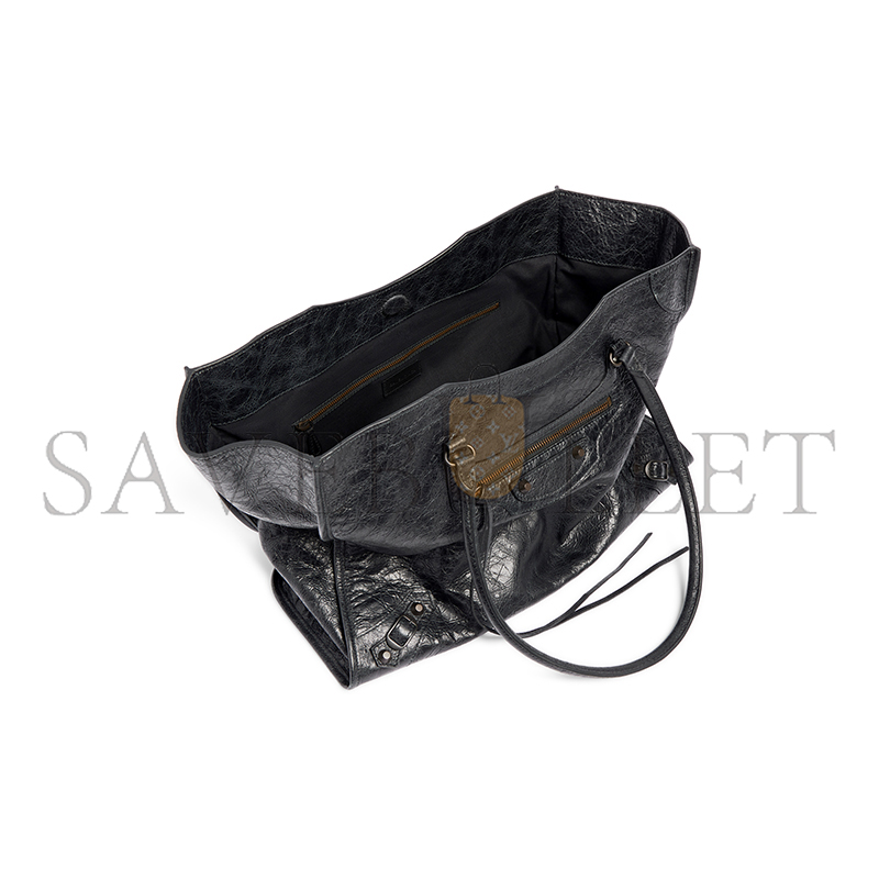 BALENCIAGA WOMEN'S LE CITY TOTE BAG MEDIUM IN BLACK 8518182ABEK1000 (39*29*13cm)